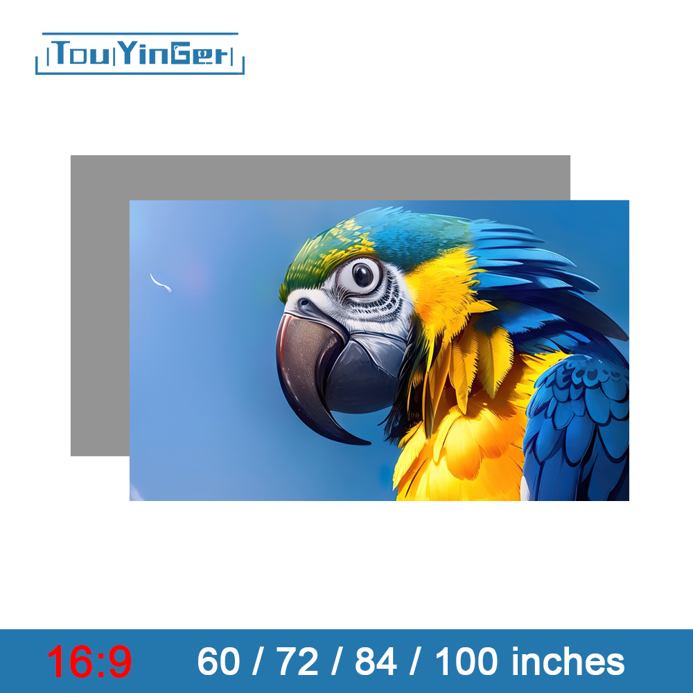 Home Cinema Projector Screen - Проекционный экран Touyinger 16:9 с высокой