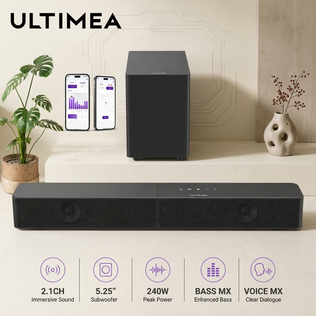 Home Cinema Theatre - Саундбар ULTIMEA Poseidon R3T 2.1-канальный с