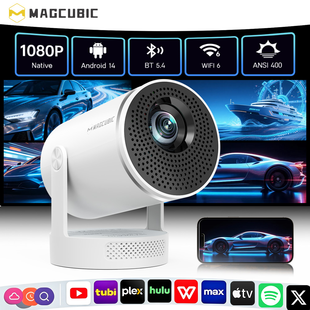 Home Cinema Setup - Проектор Magcubic Android 14 с поддержкой