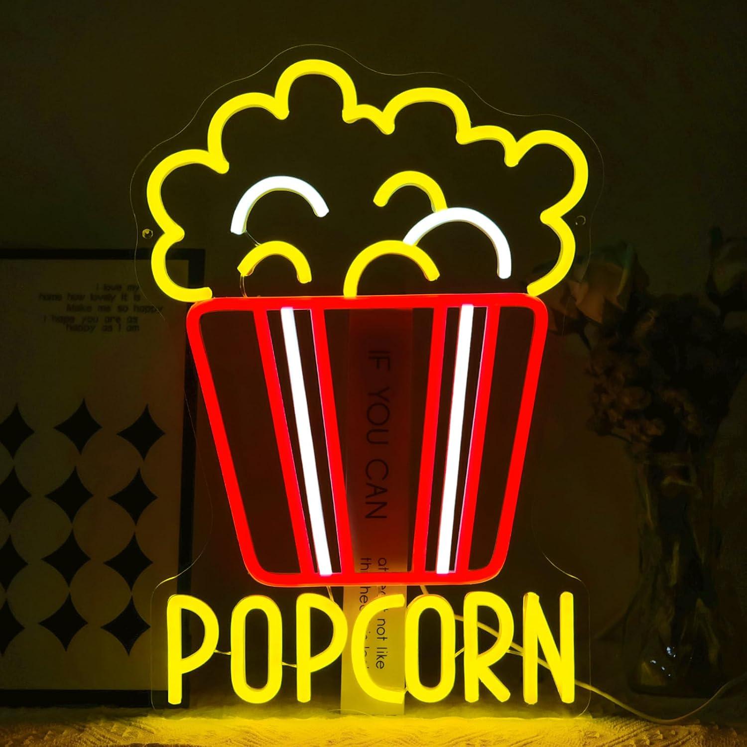 Home Cinema Wall Lights - Неоновая вывеска в виде ведра для