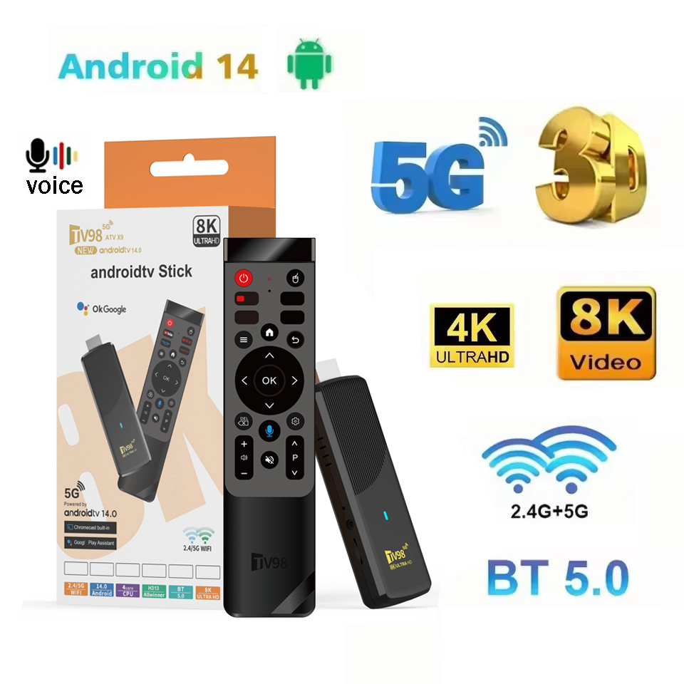 4K Media Player - TV98 ATV X9 Смарт ТВ-приставка 8