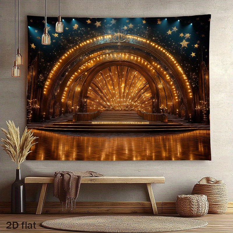 Home Cinema Wall Lights - Роскошные золотые арочные светильники для театральной