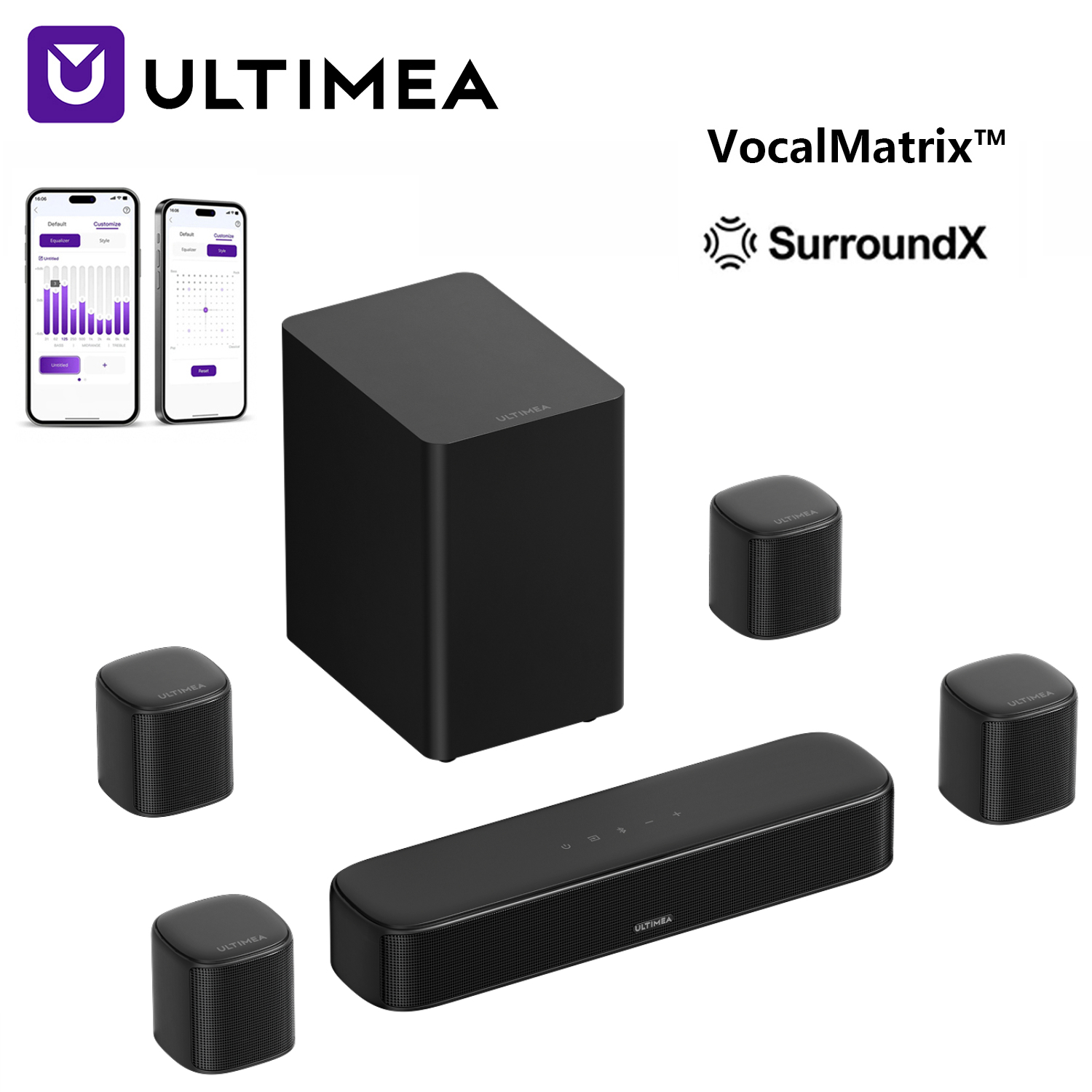 Home Cinema Dolby Atmos 7.1 - Саундбар ULTIMEA Aura S4T 7.1CH с