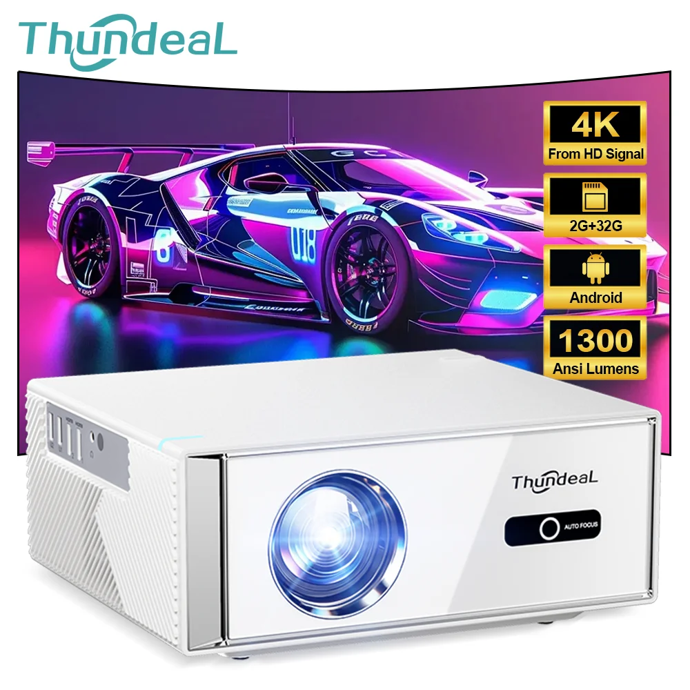 Home Cinema Setup - Портативный проектор ThundeaL TDA5 FHD Full