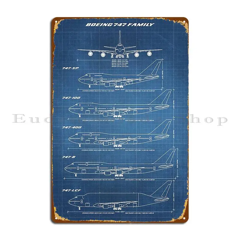 Home Cinema Wall Lights - Семейный проект Boeing 747, светло-голубой металлический