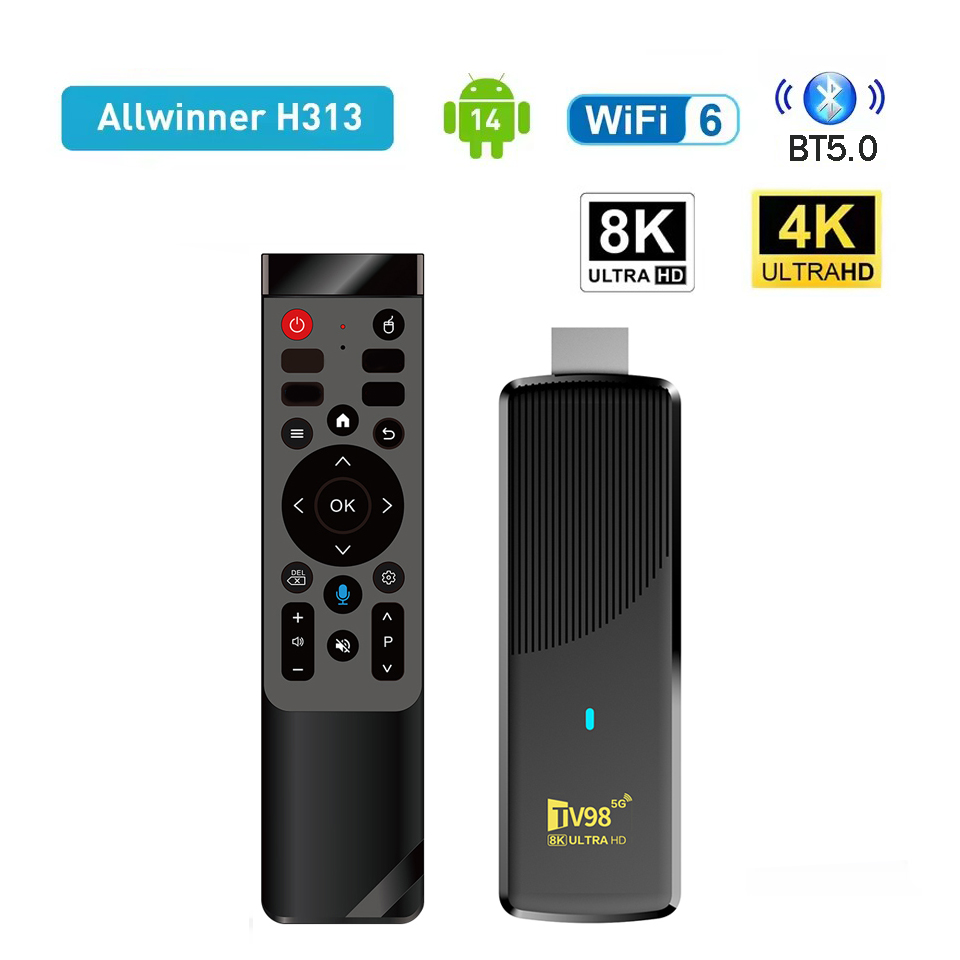 4K Media Player - Смарт ТВ-приставка TV98 ATV X9 Allwinner