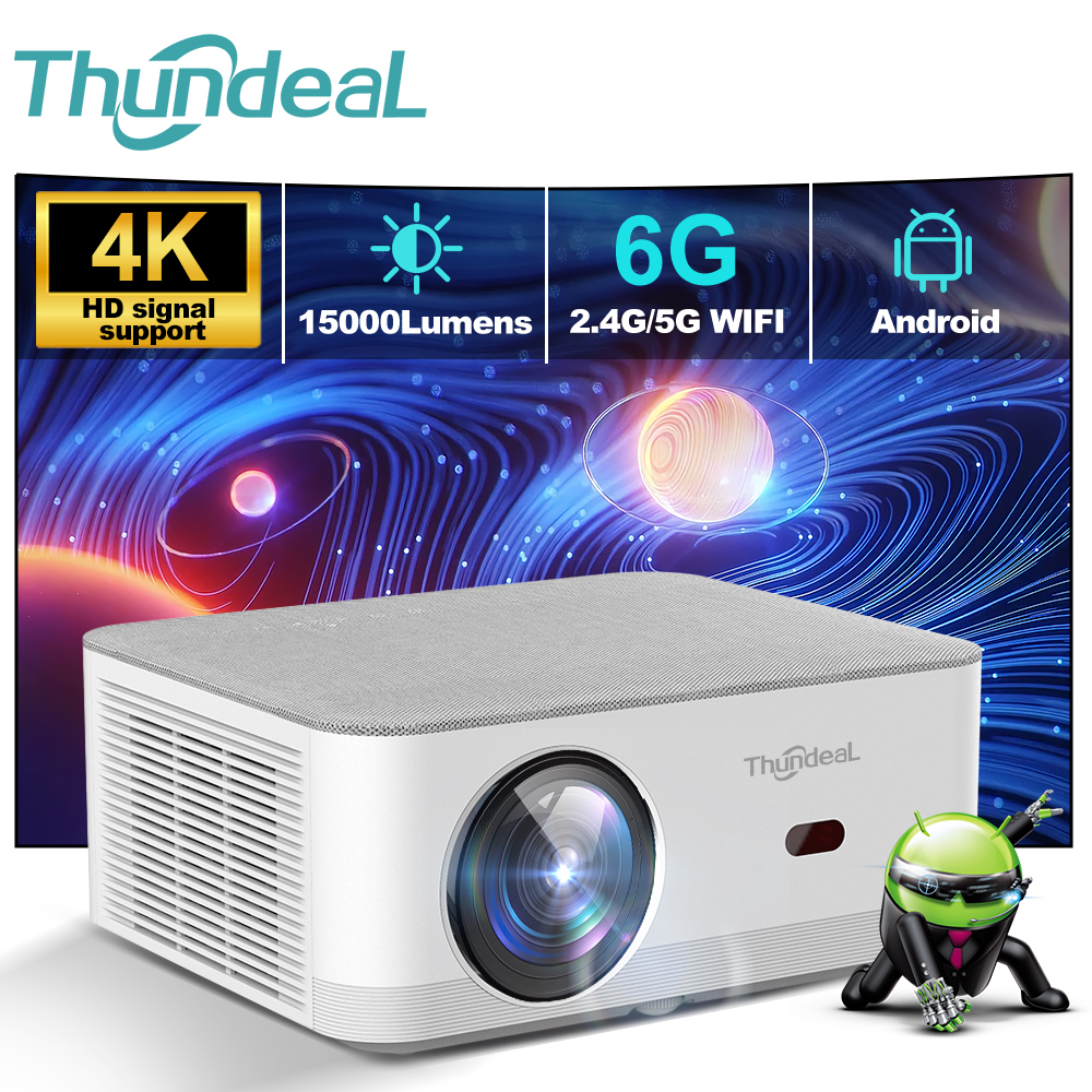 Home Cinema Setup - ThundeaL TD92 Pro портативный проектор Full