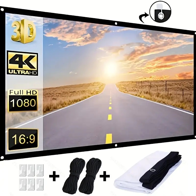 Home Cinema Projector Screen - Проекционный экран 16:9 для использования в