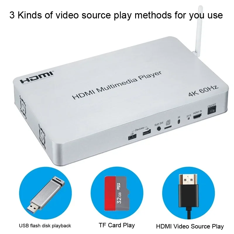Мультимедийный HDMI-плеер-спли – обзор и цена 4K Media Player