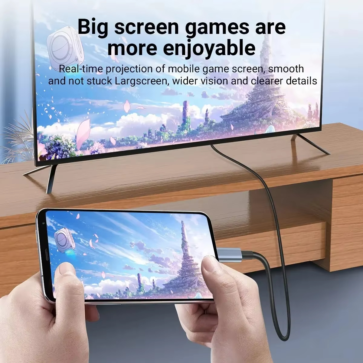 Кабель USB-C - HDMI 4K 60 Гц,  – обзор и цена Home Cinema Projector Screen