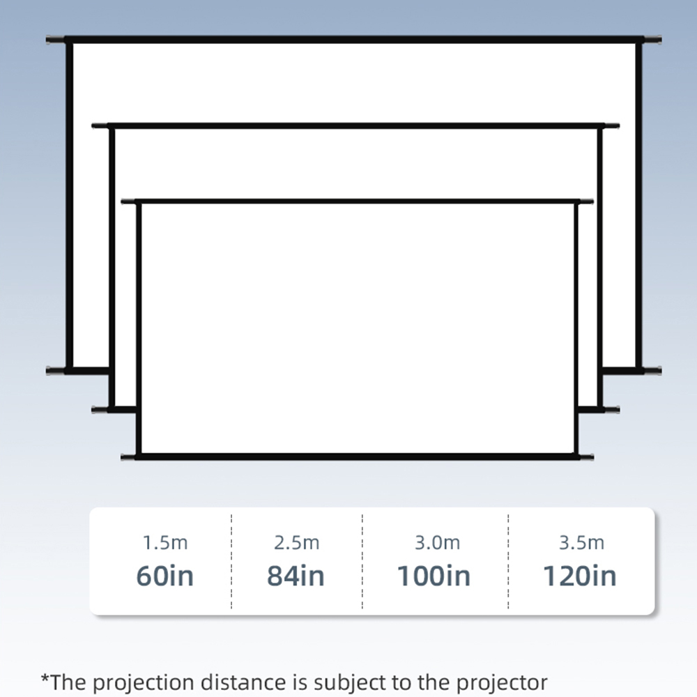 Экран для проектора VEIDADZ, н – обзор и цена Home Cinema Projector Screen