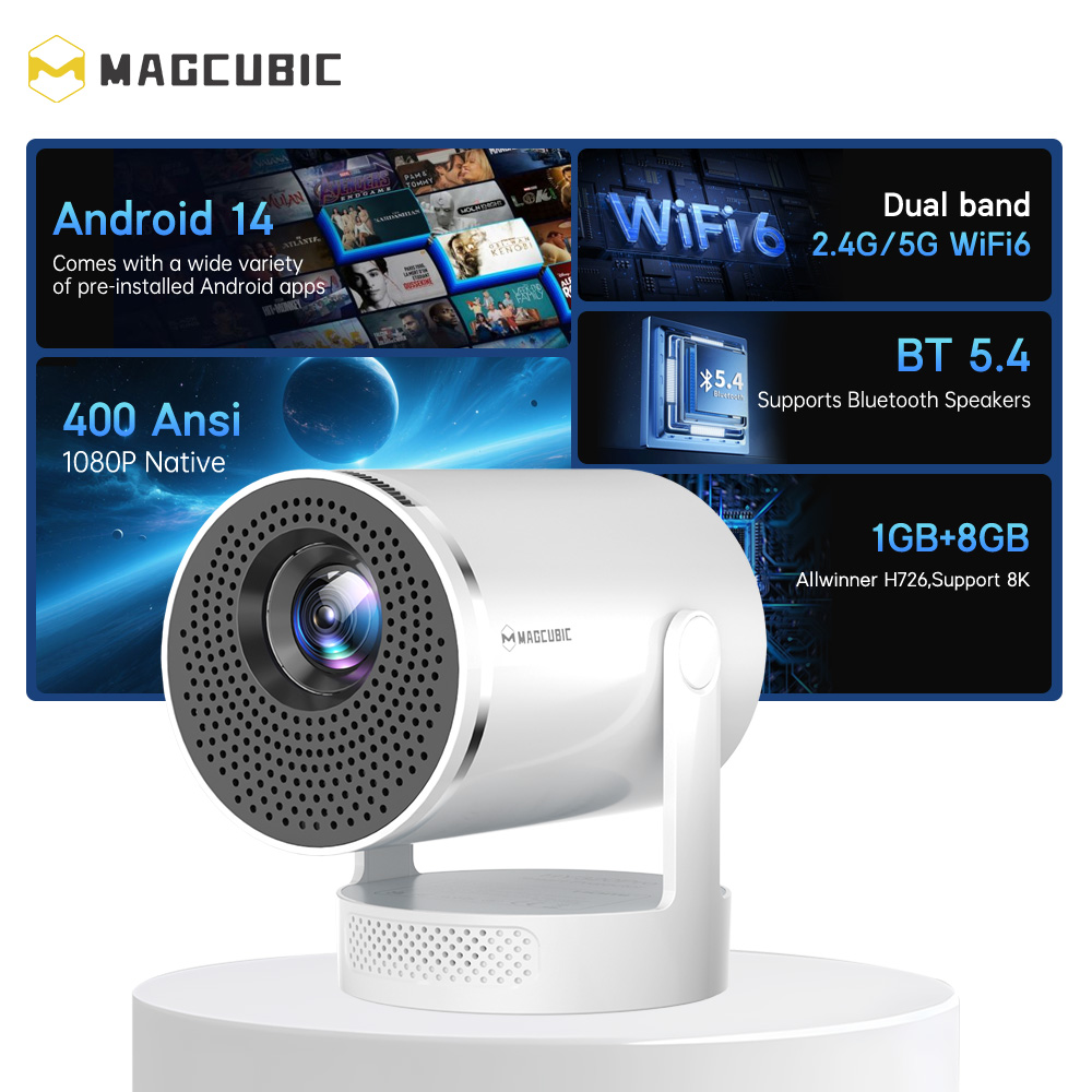 Проектор Magcubic Android 14 с – обзор и цена Home Cinema Setup