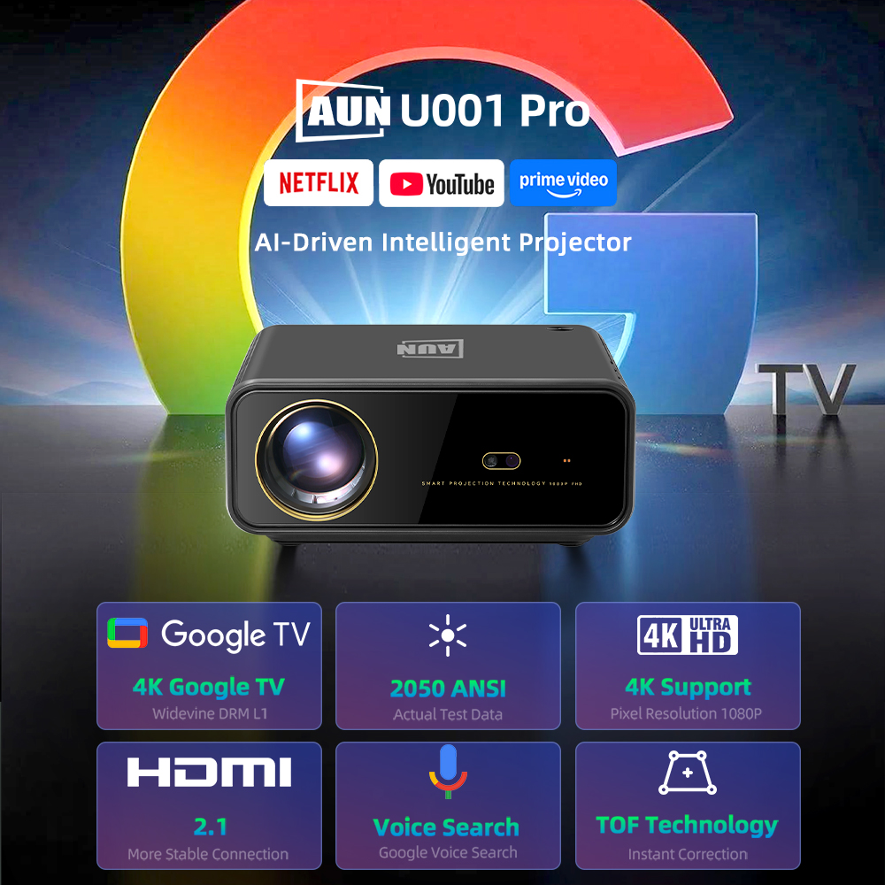 Проектор AUN U001 Pro Android  – обзор и цена Home Cinema Setup
