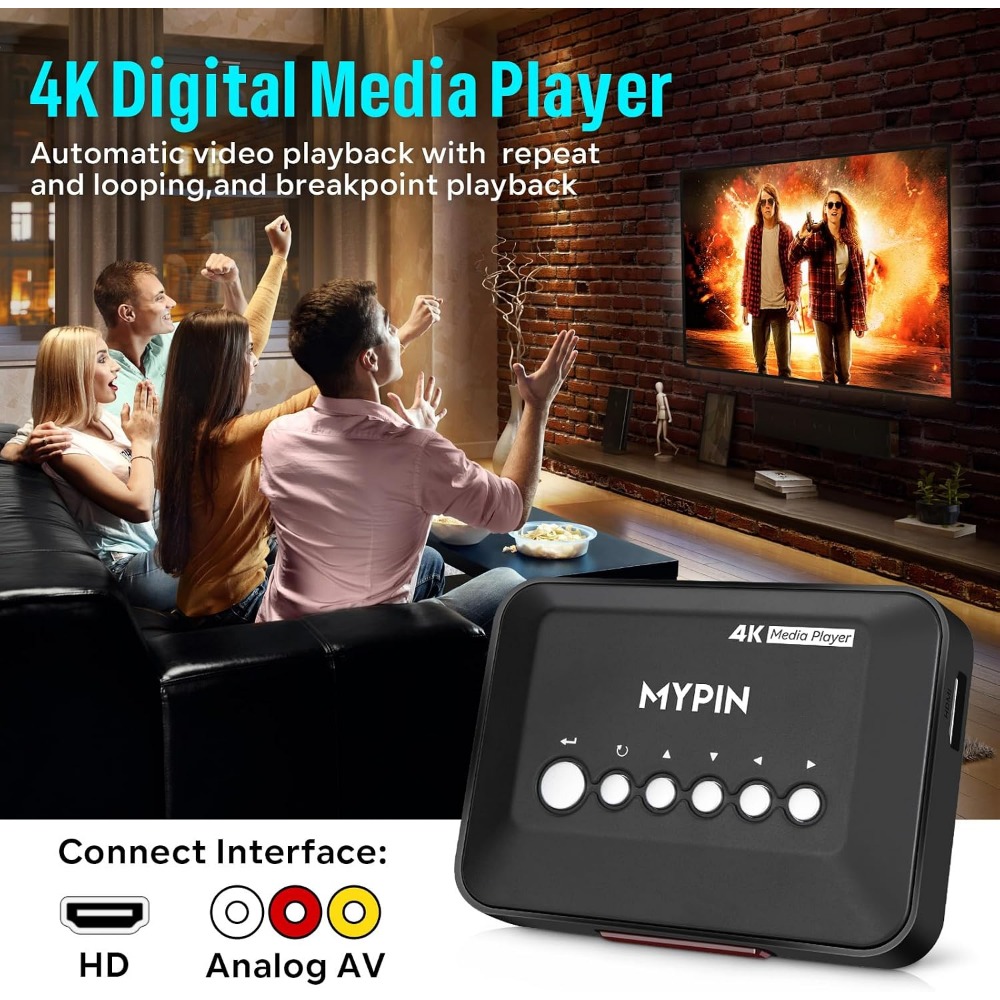 Медиаплеер 4K 30 Гц HDMI с под – обзор и цена 4K Media Player