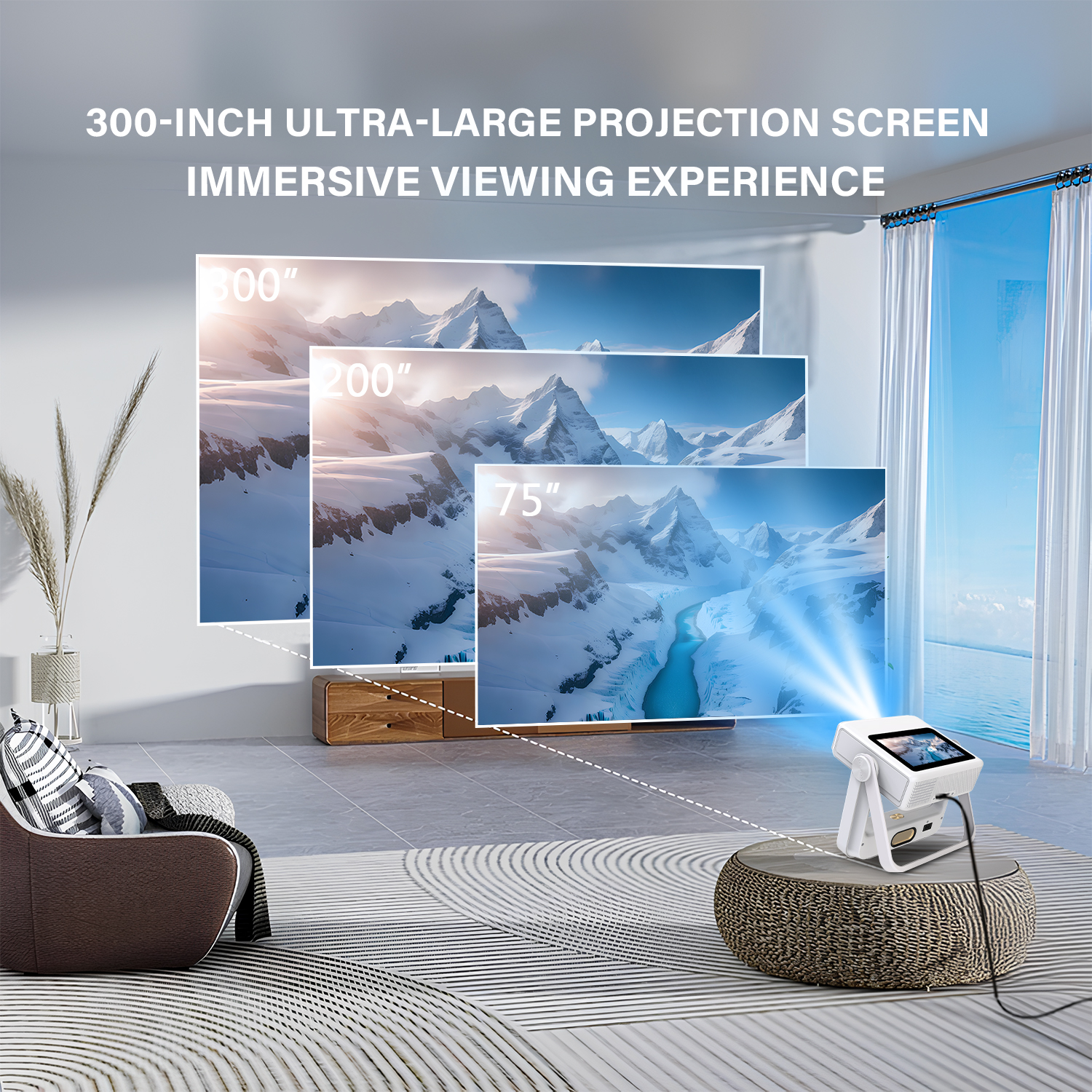 7-дюймовый сенсорный проектор  – обзор и цена Home Cinema Kids