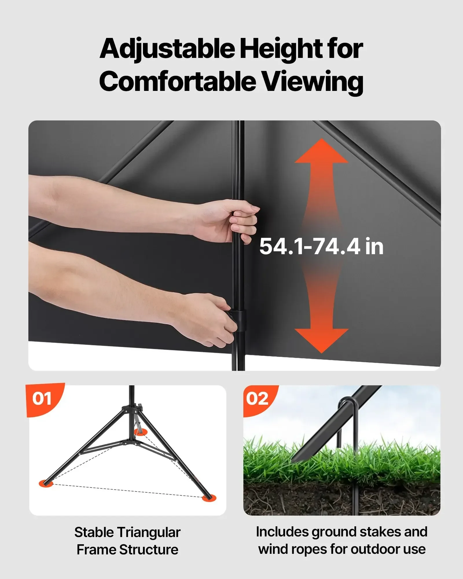 Проекционный экран на треноге  – обзор и цена Projector Tripod Stand