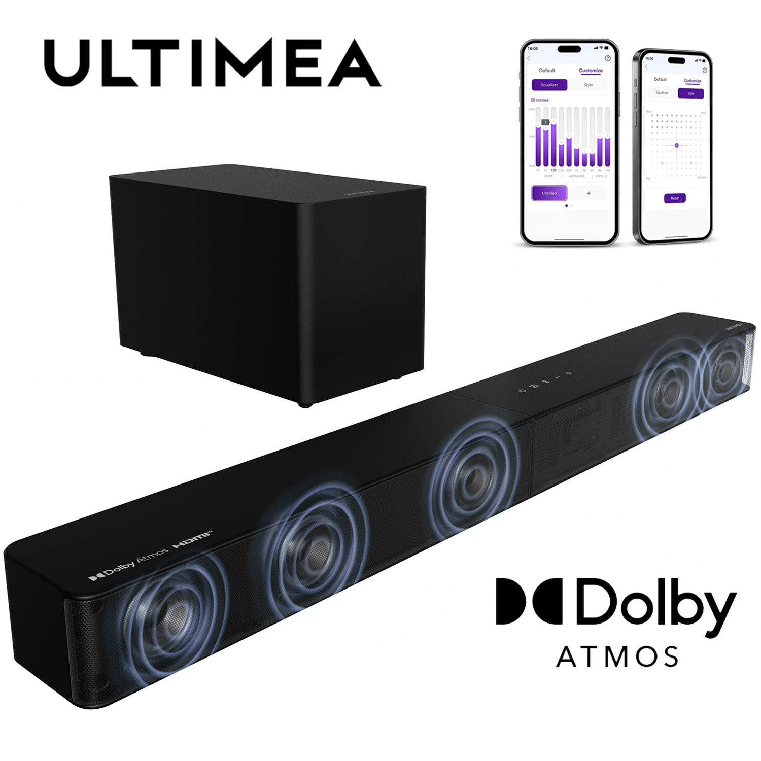 Саундбар ULTIMEA Poseidon M60  – обзор и цена Home Cinema Dolby Atmos 7.1