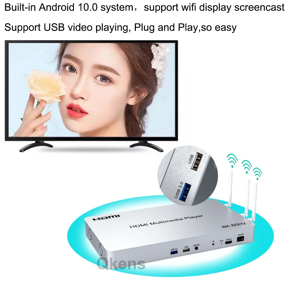Медиаплеер H.265 8K 60 Гц с 10 – обзор и цена 4K Media Player