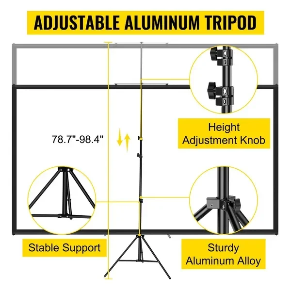 Проекционный экран на треноге  – обзор и цена Projector Tripod Stand