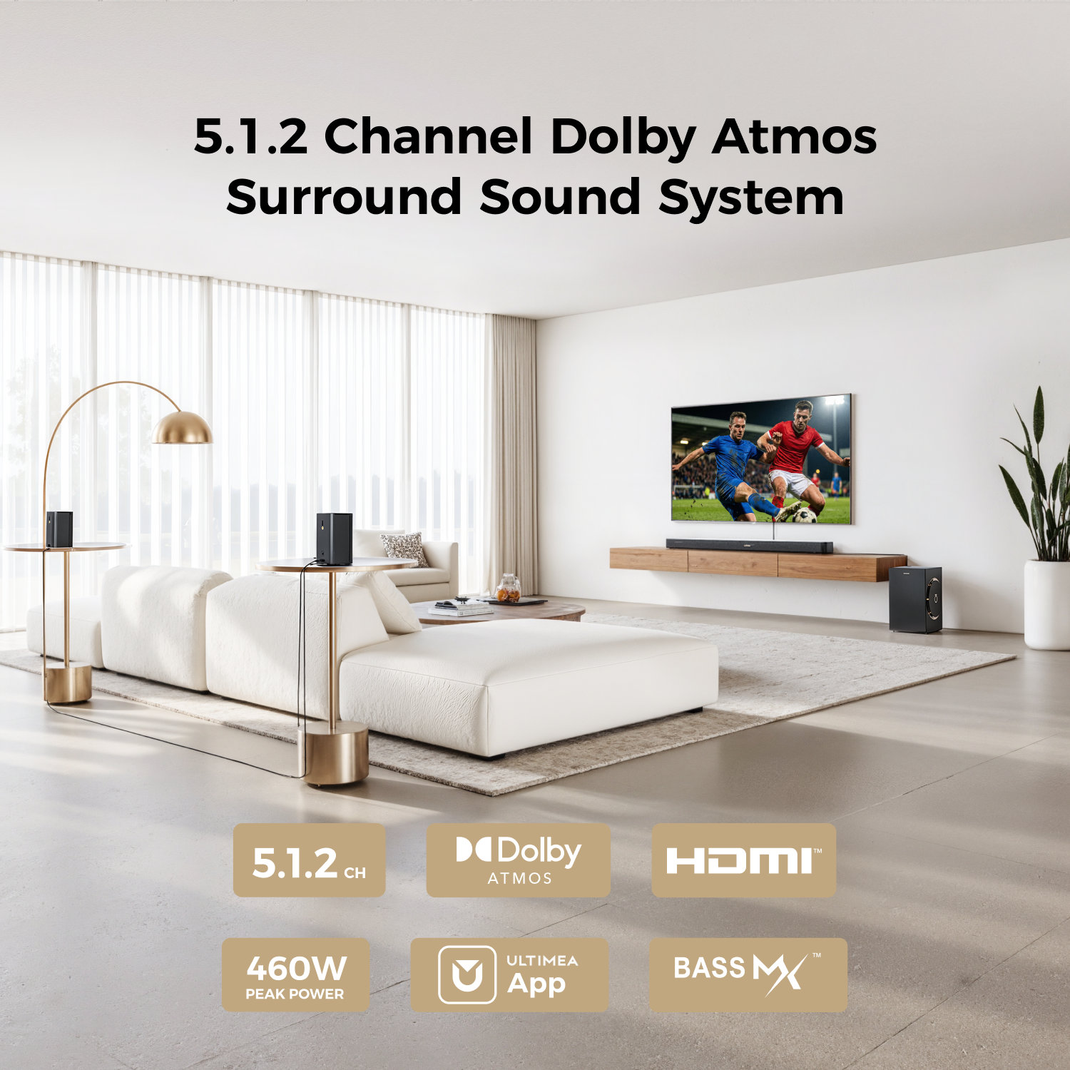 Саундбар ULTIMEA Skywave F40 B – обзор и цена Home Cinema Dolby Atmos 7.1