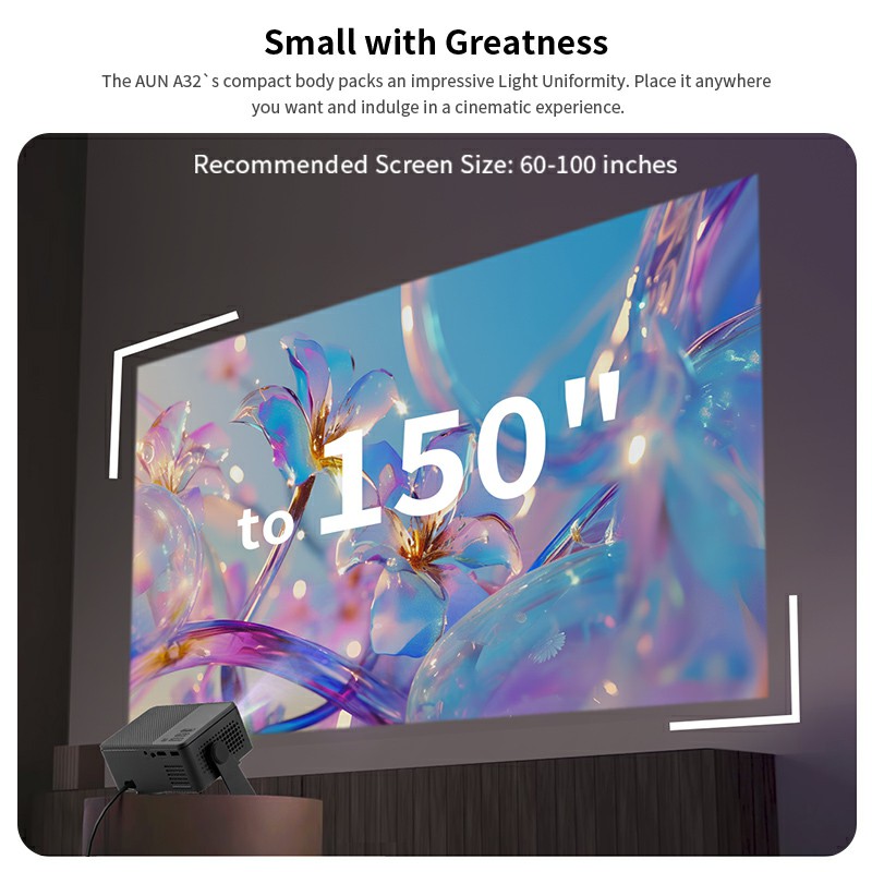 AUN A32 Pro Android 13 Проекто – обзор и цена Home Cinema Setup