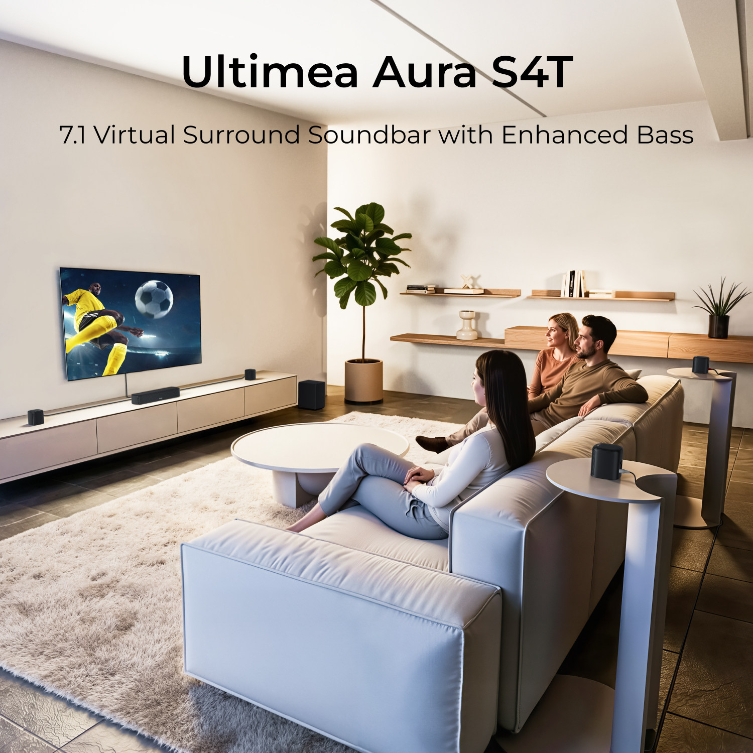 Саундбар ULTIMEA Aura S4T 7.1C – обзор и цена Home Cinema Dolby Atmos 7.1