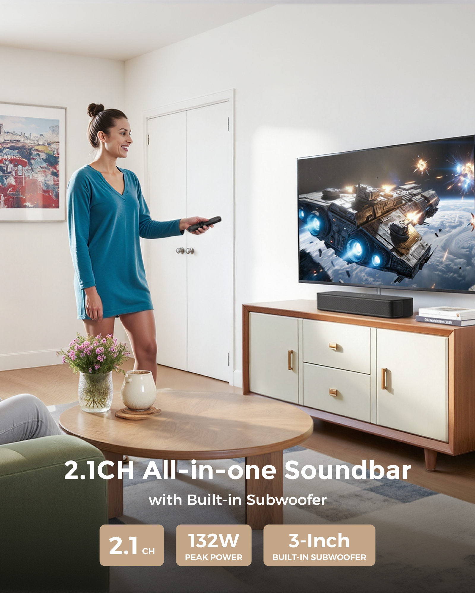 Саундбар ULTIMEA 120W 2.1ch дл – обзор и цена Home Cinema Dolby Atmos 7.1