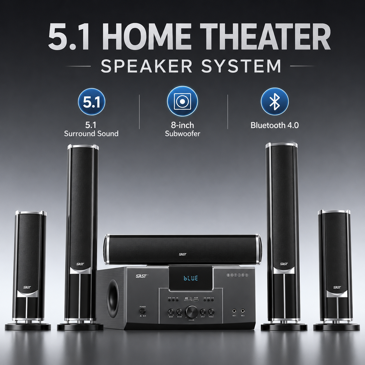 Набор для домашнего кинотеатра – обзор и цена Home Cinema Dolby Atmos 7.1