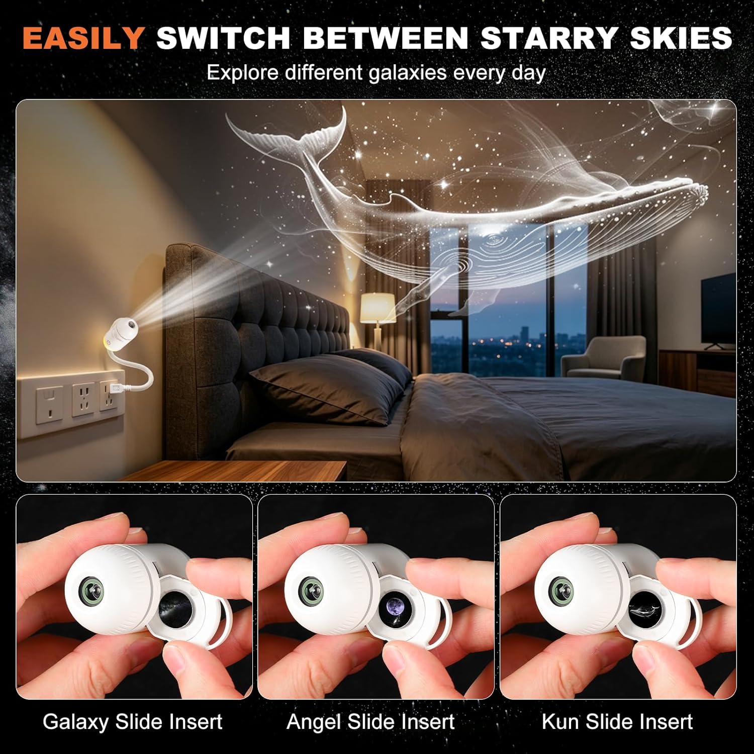 Проектор-ночник Galaxy, USB LE – обзор и цена Projector Mount Ceiling
