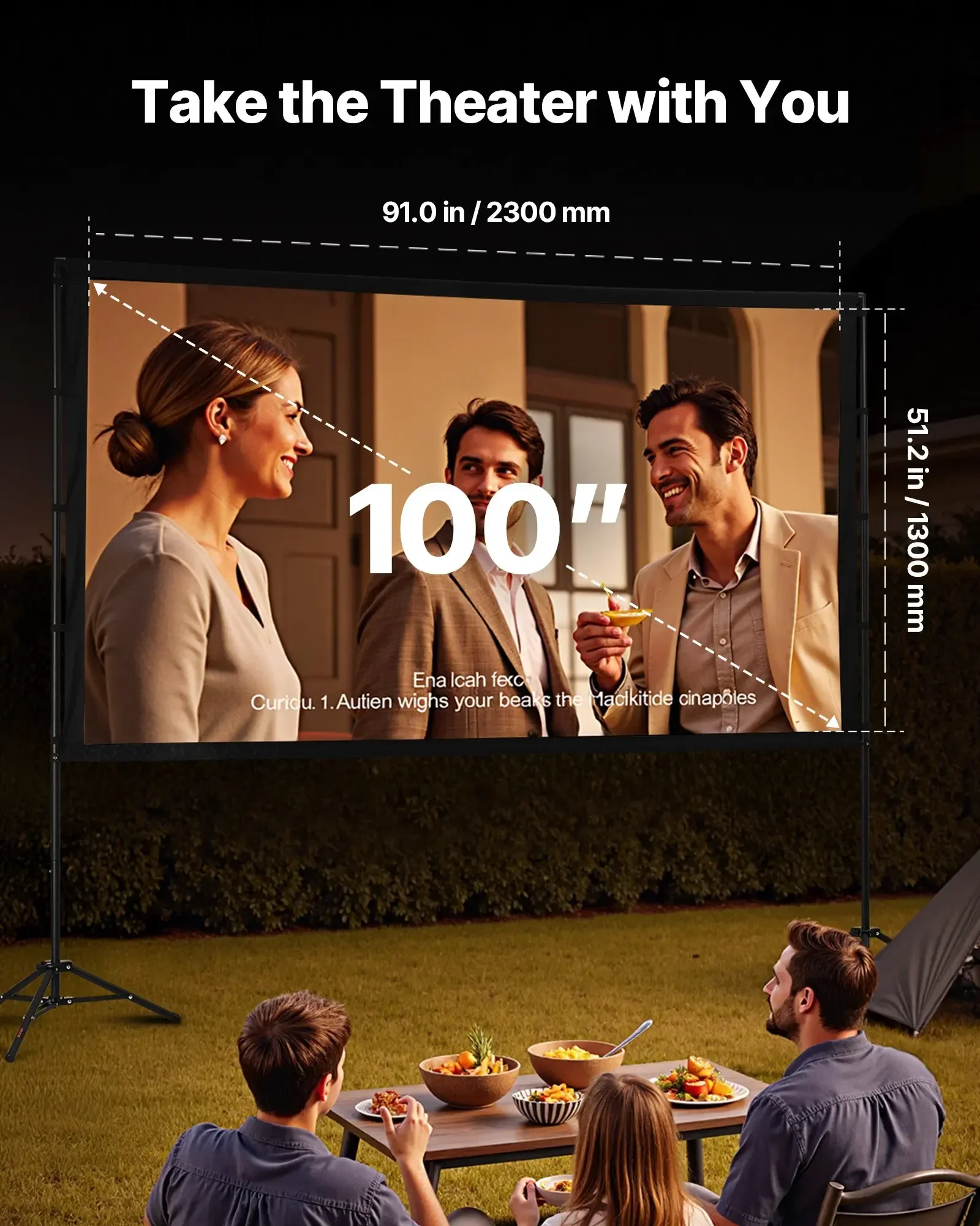 Проекционный экран на треноге  – обзор и цена Projector Tripod Stand