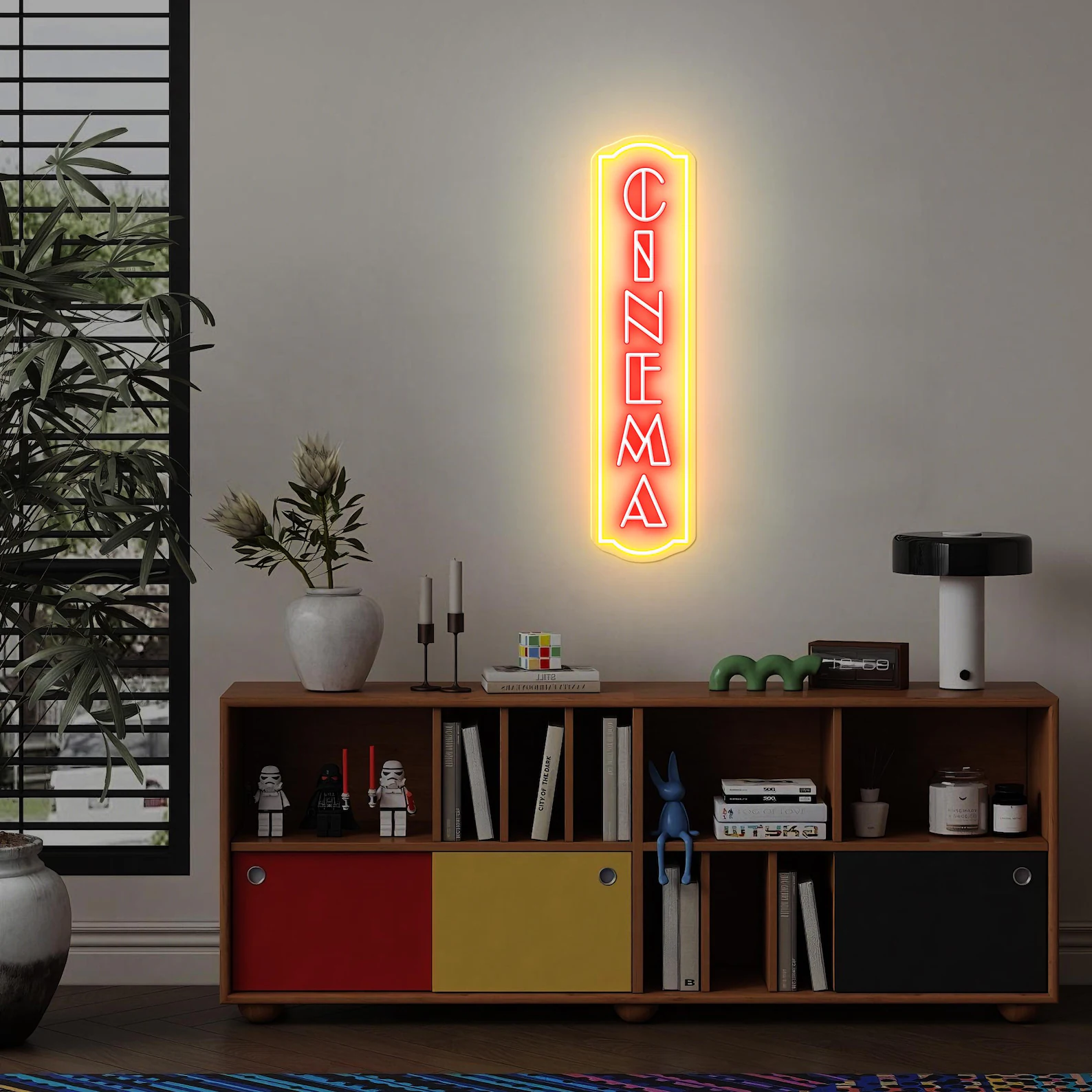 Неоновая вывеска «Вертикальный – обзор и цена Home Cinema Wall Lights