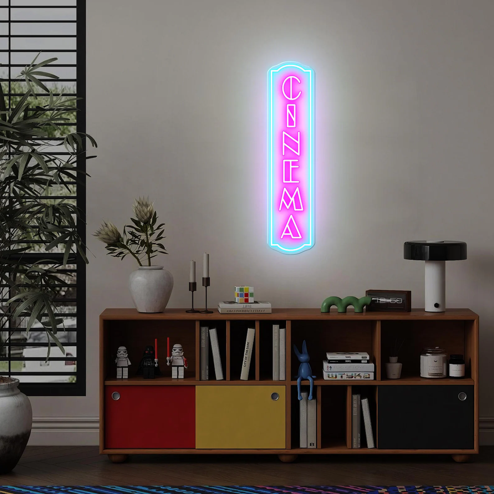 Неоновая вывеска «Вертикальный – обзор и цена Home Cinema Wall Lights