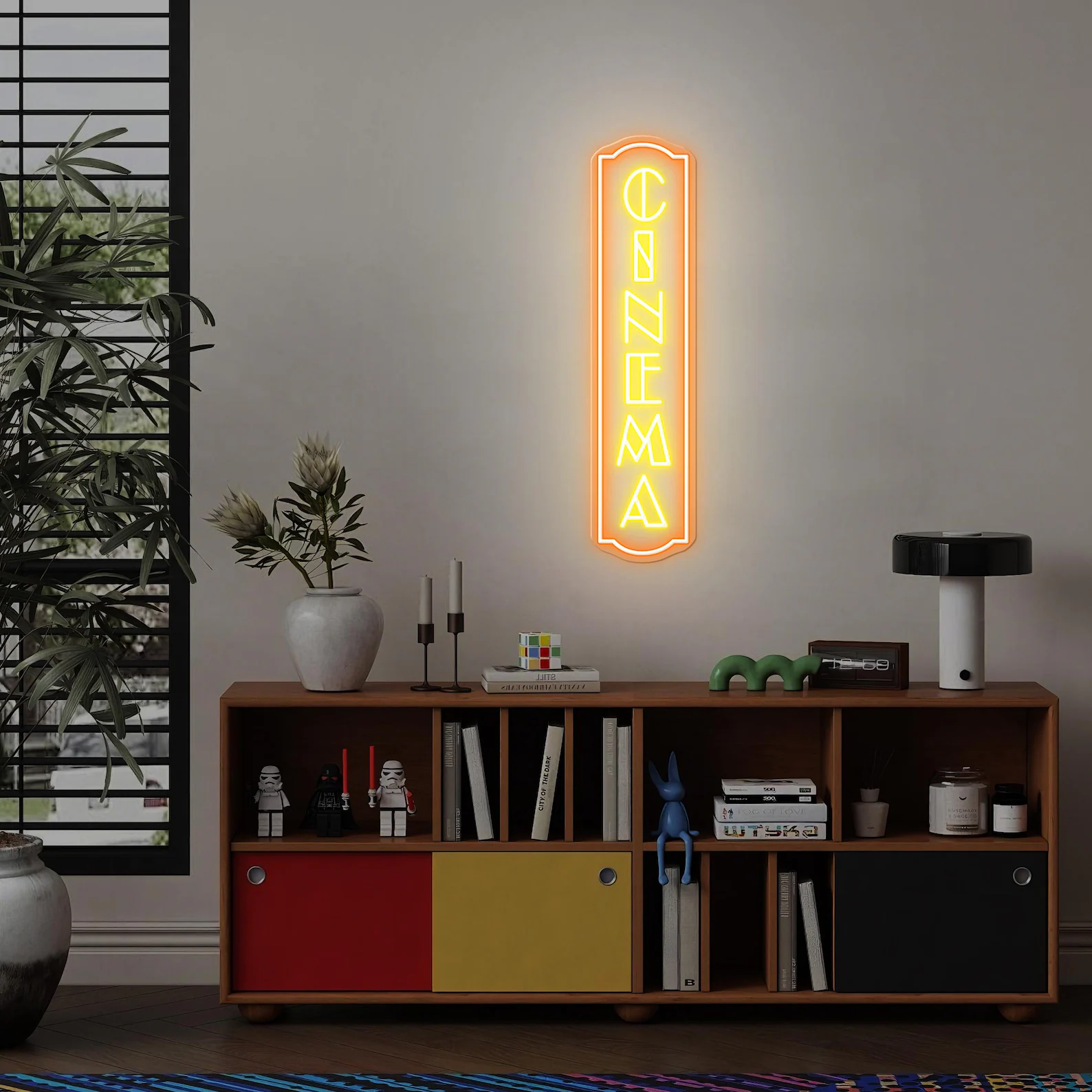 Неоновая вывеска «Вертикальный – обзор и цена Home Cinema Wall Lights