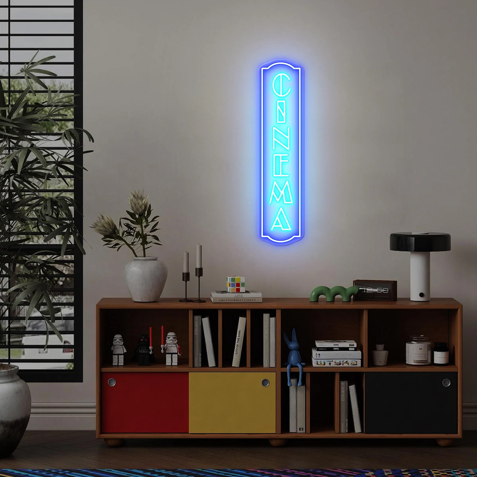 Неоновая вывеска «Вертикальный – обзор и цена Home Cinema Wall Lights