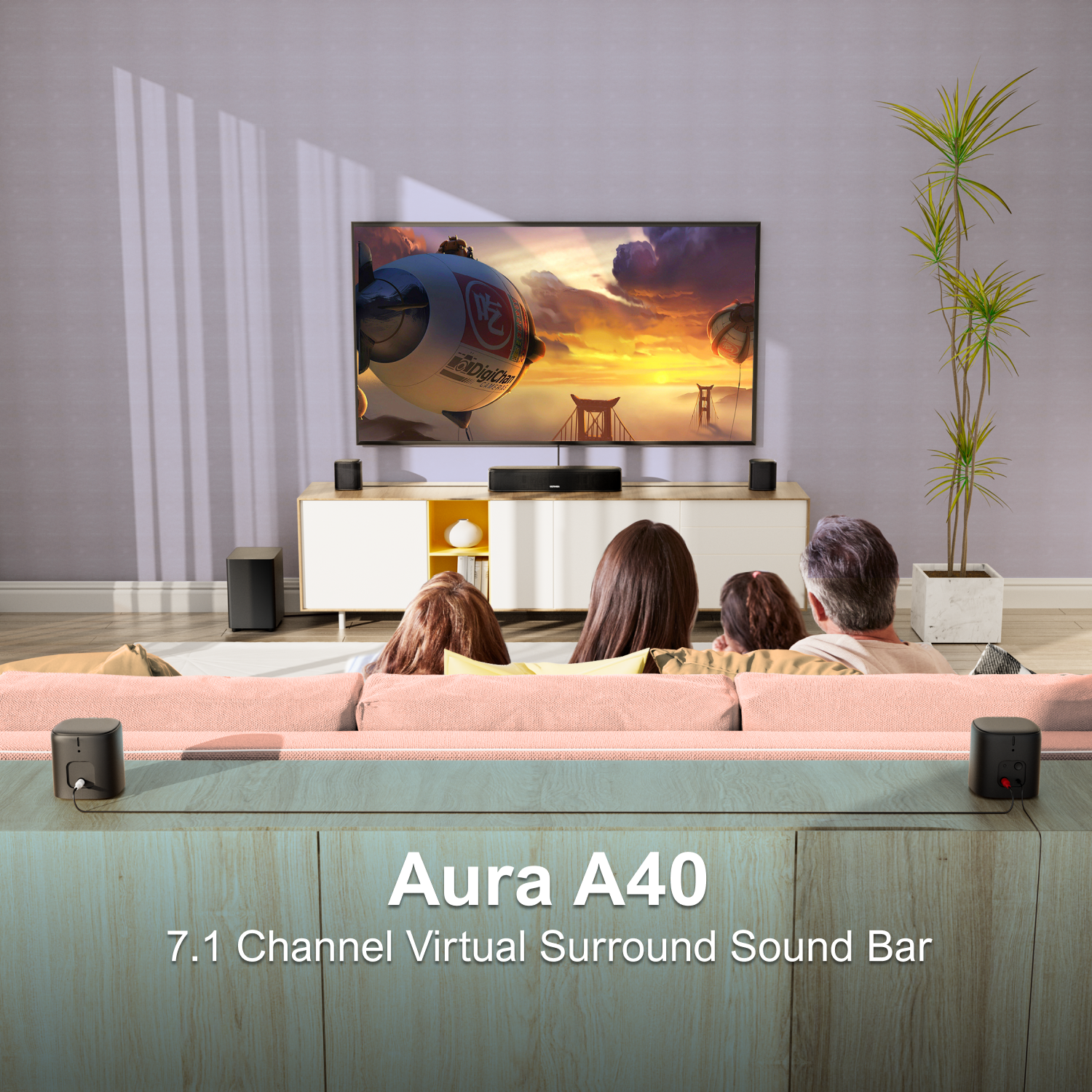 ULTIMEA 7.1-канальная звуковая – обзор и цена Home Cinema Dolby Atmos 7.1