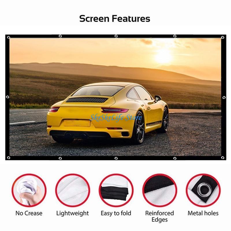 E65E 150-дюймовый экран проект – обзор и цена Home Cinema Projector Screen