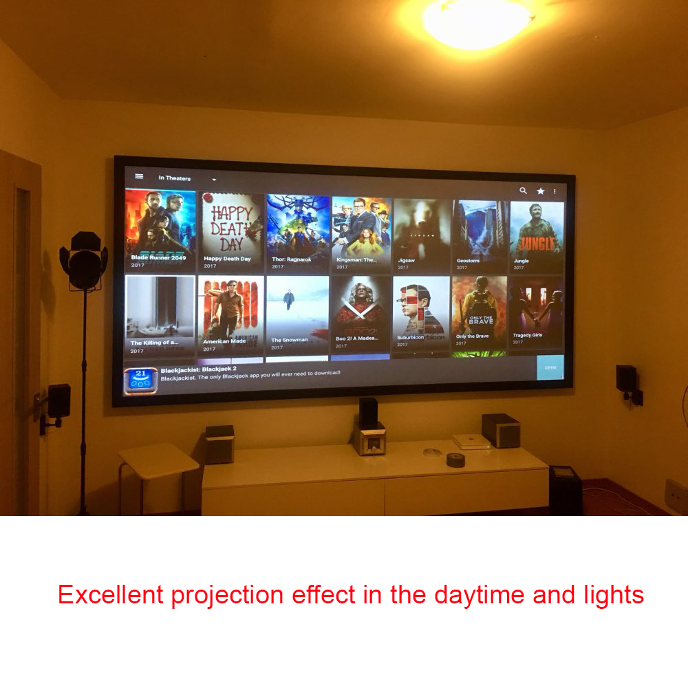 Экран проектора Salange, 60 10 – обзор и цена Home Cinema Projector Screen