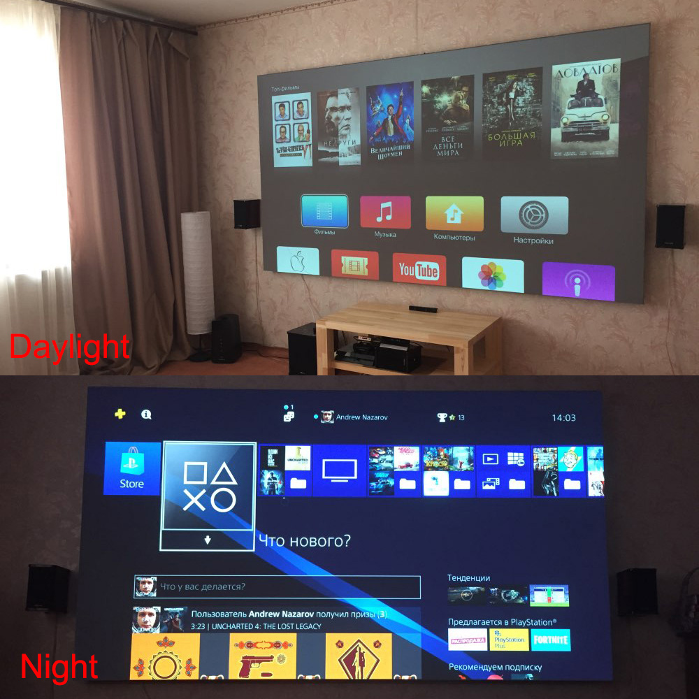 Экран проектора Salange, 60 10 – обзор и цена Home Cinema Projector Screen