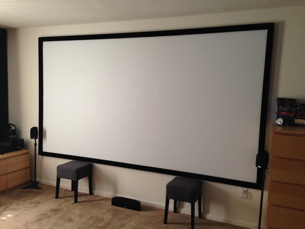 Проекционный экран с фиксирова – обзор и цена Home Cinema Projector Screen