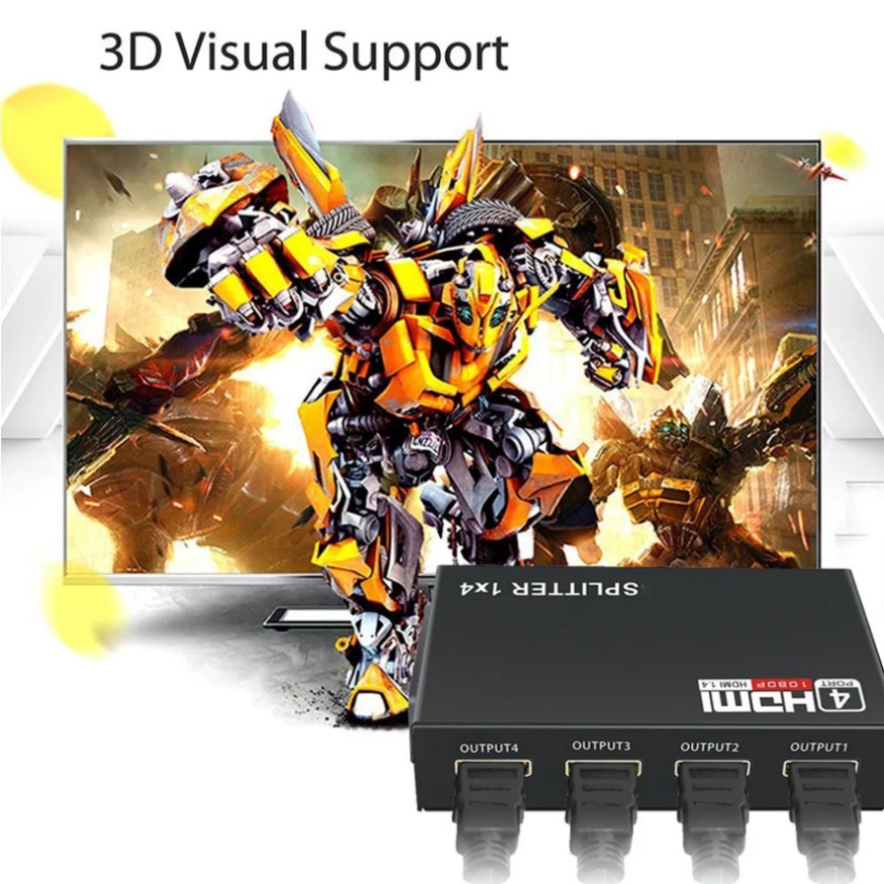 Разветвитель HDMI 1 в 4 выхода – обзор и цена Home Cinema Projector Screen